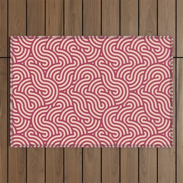 SWIRL - Onion and Almond Outdoor Rug Gallery Image 1