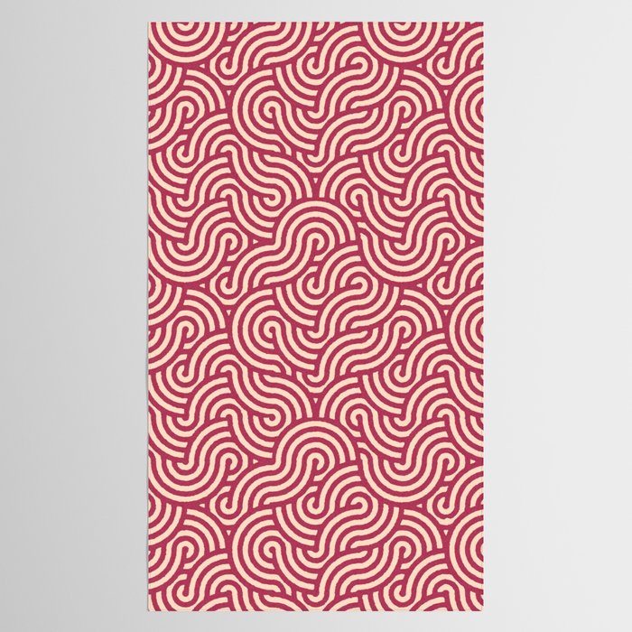 SWIRL - Onion and Almond Tablecloth Gallery Image 2
