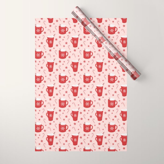 Peppermint Mocha Wrapping Paper Gallery Image 1