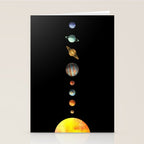 The Solar System  Stationery Card Gallery Image 2