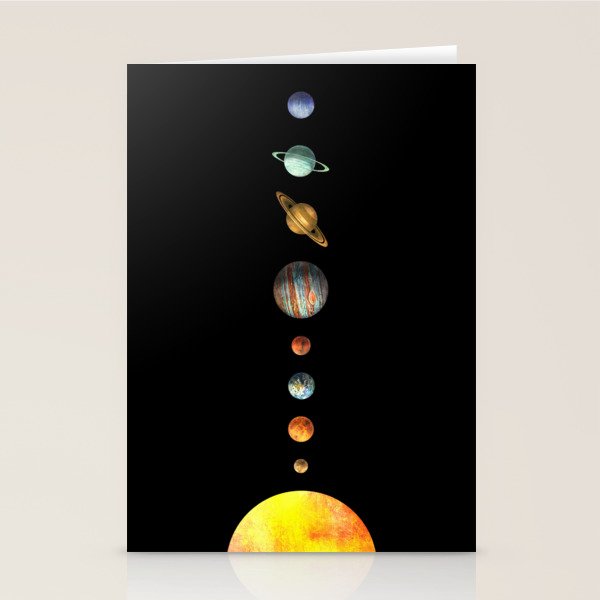 The Solar System  Stationery Card Gallery Image 2