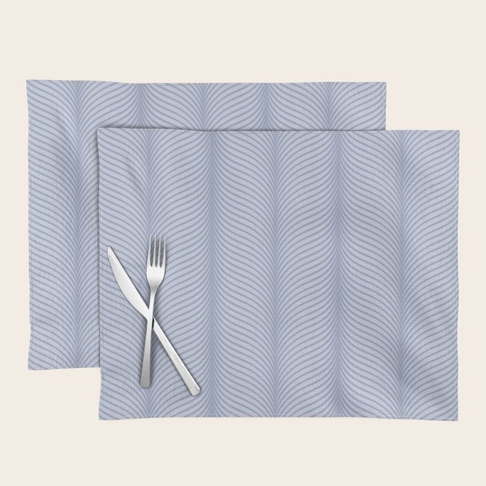 Elysian XI Sky Blue Placemat Gallery Image 1