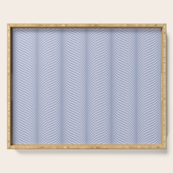 Elysian XI Sky Blue Serving Tray Gallery Image 1