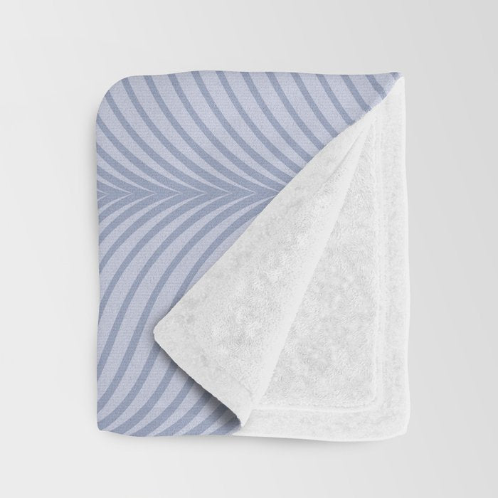 Elysian XI Sky Blue Throw Blanket Gallery Image 3