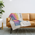 Candy Joyride: 80s Edition Throw Blanket Gallery Image 1