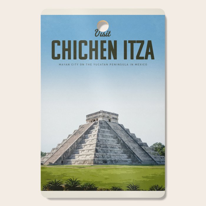 Visit Chichen Itza Cutting Board Gallery Image 1