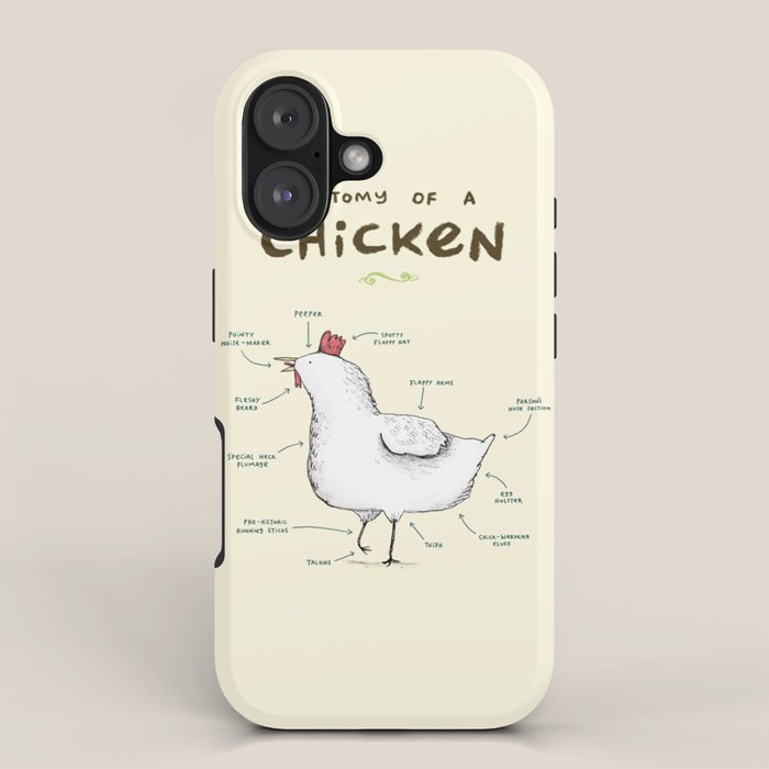 Anatomy of a Chicken iPhone Case Gallery Image 1