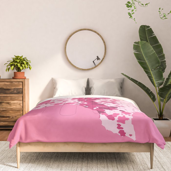 Texas Pink Longhorn Comforter Gallery Image 3