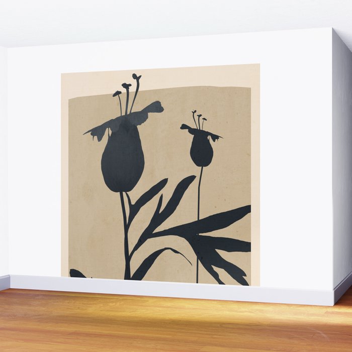 Abstract Art /Minimal Plant 93 Wall Mural Gallery Image 2