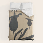 Abstract Art /Minimal Plant 93 Duvet Cover Gallery Image 6