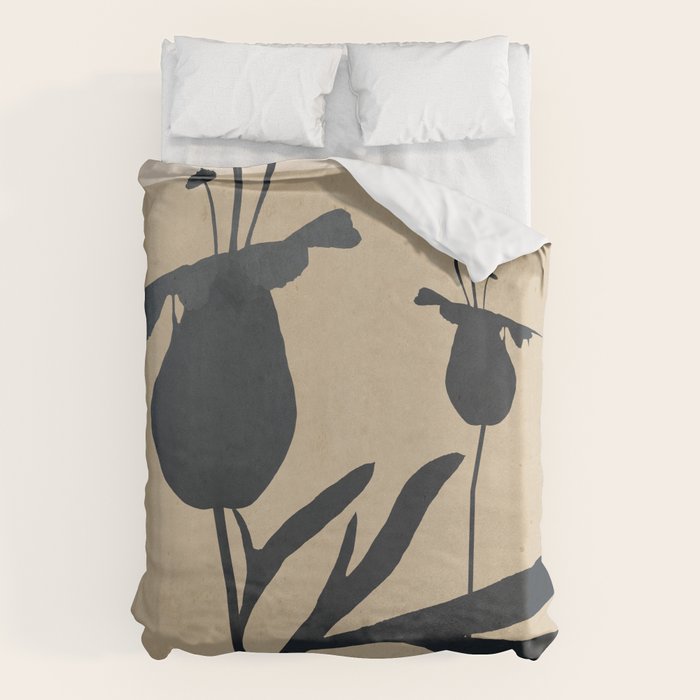 Abstract Art /Minimal Plant 93 Duvet Cover Gallery Image 6