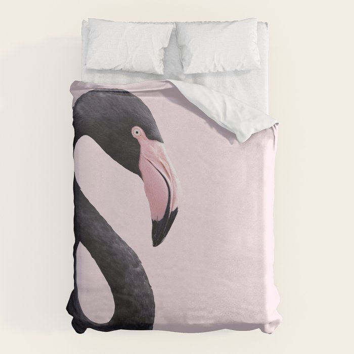 BLACK FLAMINGO Duvet Cover Gallery Image 6
