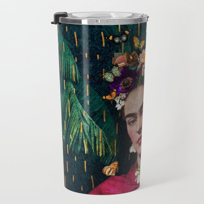 Frida Kahlo :: World Women's Day Travel Mug Gallery Image 3