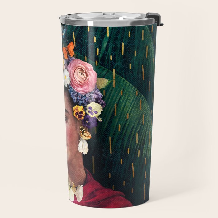 Frida Kahlo :: World Women's Day Travel Mug Gallery Image 2