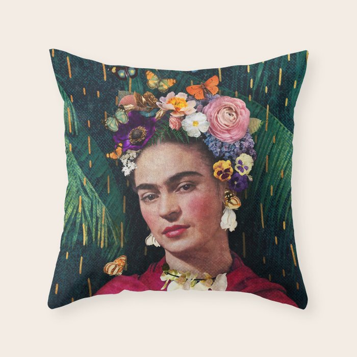 Frida Kahlo :: World Women's Day Throw Pillow Gallery Image 6