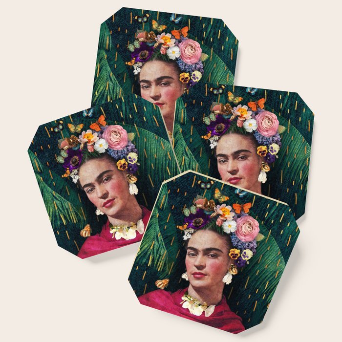 Frida Kahlo :: World Women's Day Coaster