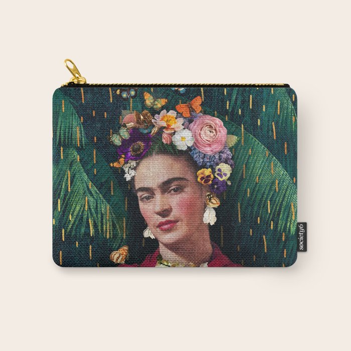 Frida Kahlo :: World Women's Day Carry All Pouch Gallery Image 1