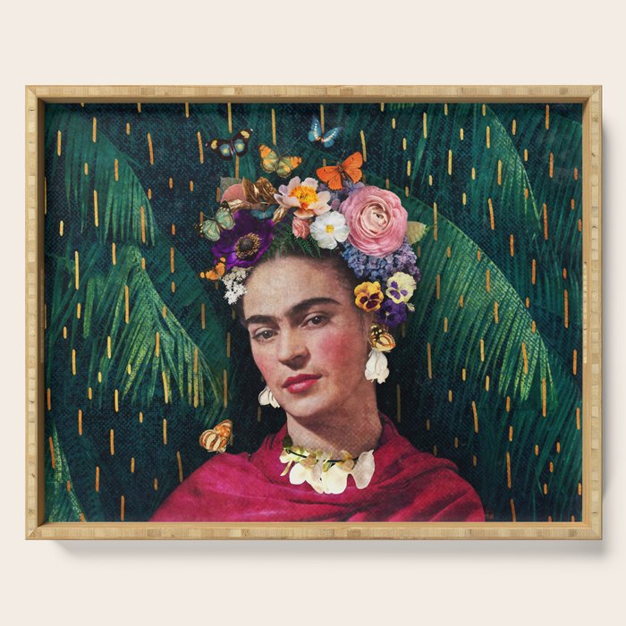 Frida Kahlo :: World Women's Day Serving Tray Gallery Image 1