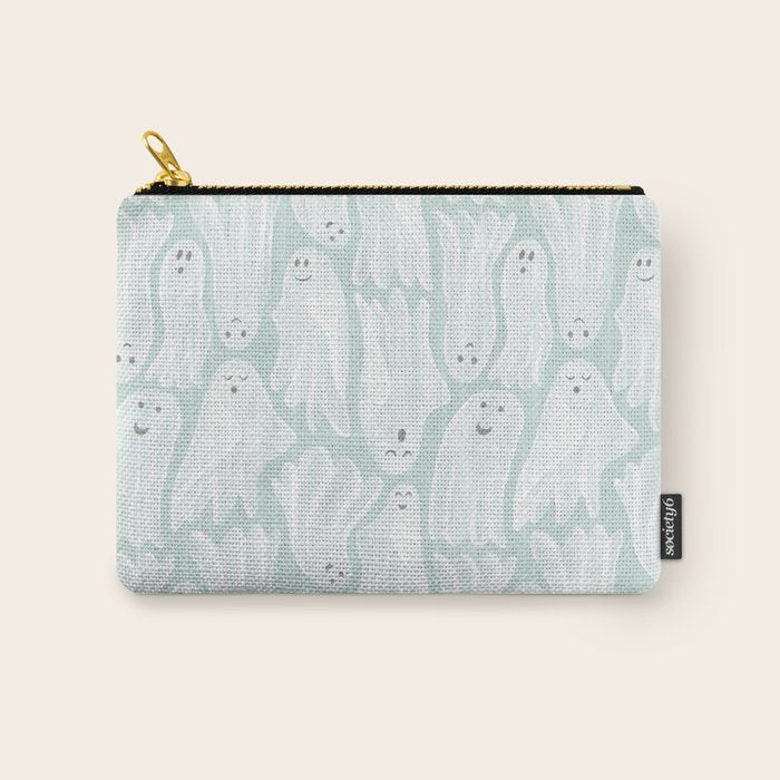 Gossamer Ghosts - soft blue Carry All Pouch Gallery Image 1