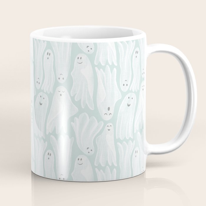 Gossamer Ghosts - soft blue Coffee Mug Gallery Image 1
