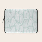 Gossamer Ghosts - soft blue Laptop Sleeve Gallery Image 1