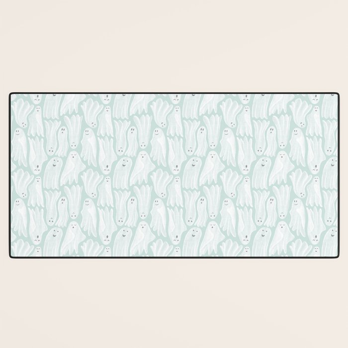 Gossamer Ghosts - soft blue Desk Mat Gallery Image 3