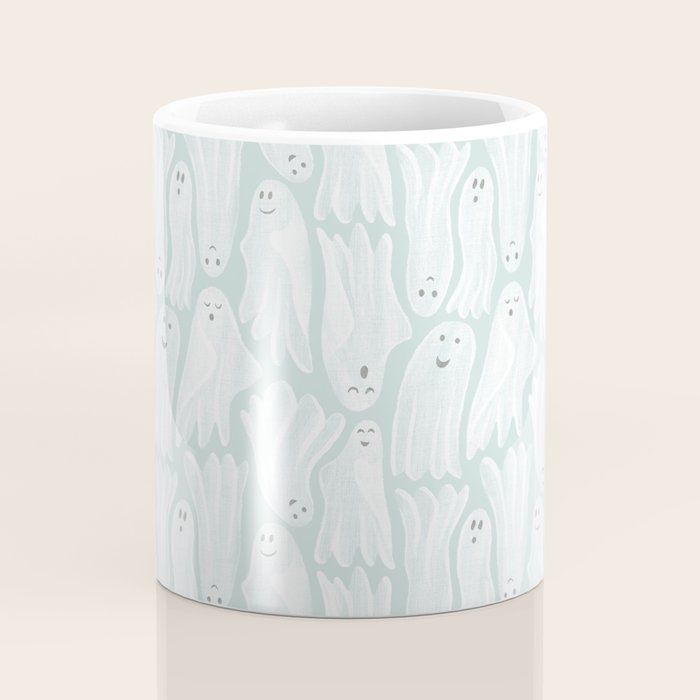 Gossamer Ghosts - soft blue Coffee Mug Gallery Image 4