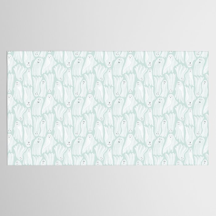 Gossamer Ghosts - soft blue Tablecloth Gallery Image 2