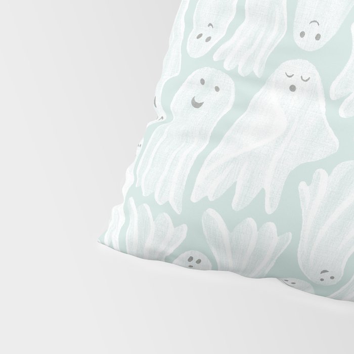Gossamer Ghosts - soft blue Pillow Sham Gallery Image 4