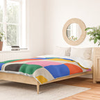 BAUHAUS 04: Exhibition 1923 | Mid Century Series  Duvet Cover Gallery Image 2