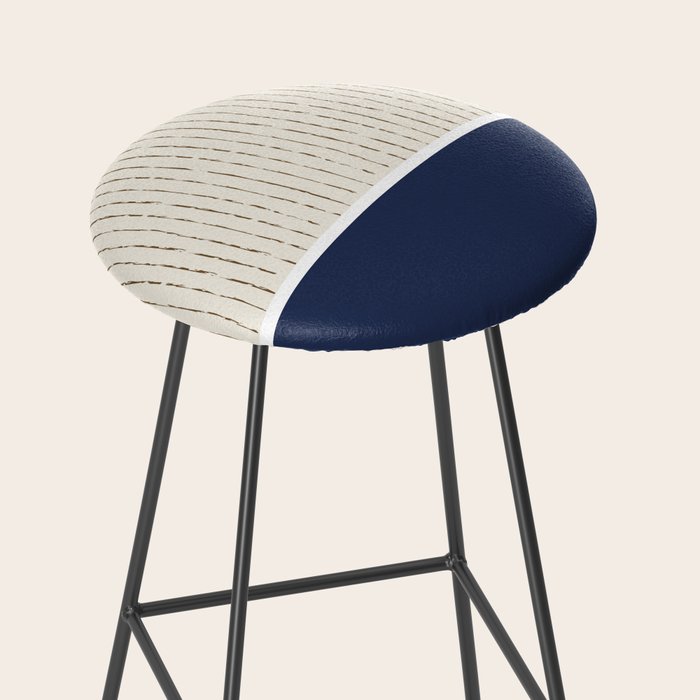 Beige Navy Stool Gallery Image 2