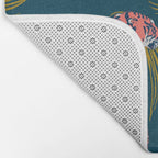 Paisley Tiger - navy Bath Mat Gallery Image 2