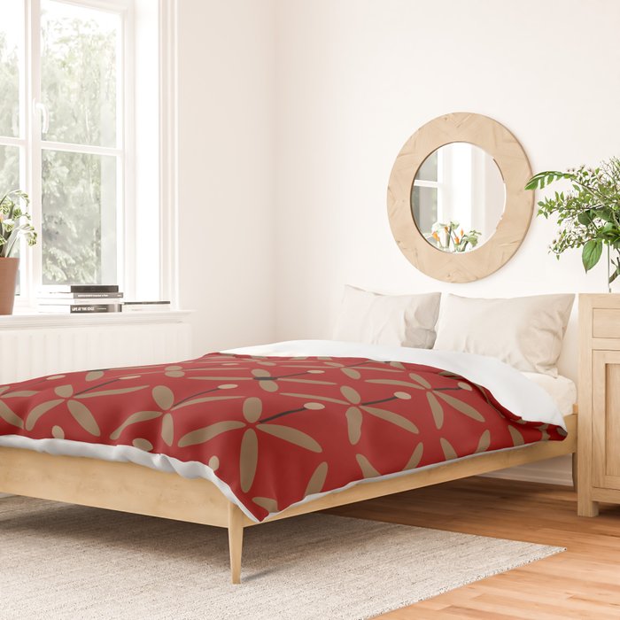 Bella Red Duvet Cover Gallery Image 2