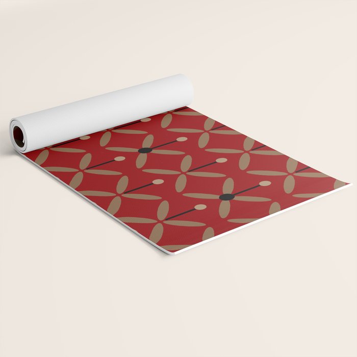 Bella Red Yoga Mat Gallery Image 2