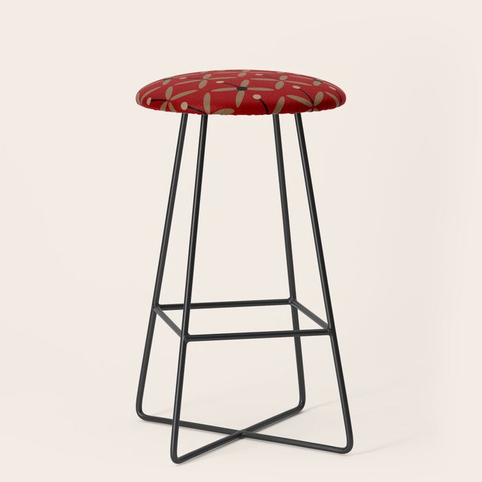 Bella Red Stool Gallery Image 1