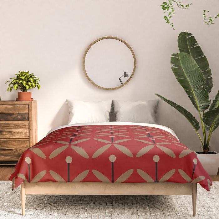 Bella Red Comforter Gallery Image 3