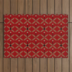 Bella Red Outdoor Rug Gallery Image 1