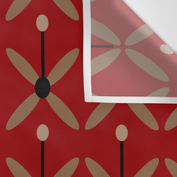 Bella Red Wall Tapestry Gallery Image 3