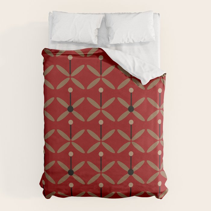 Bella Red Duvet Cover Gallery Image 6