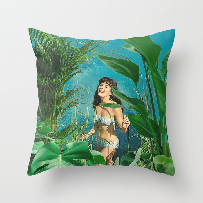 Jane of the Jungle Throw Pillow Gallery Image 6