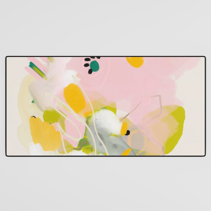 floral abstract spring bouquet 2 Desk Mat Gallery Image 3