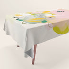 floral abstract spring bouquet 2 Tablecloth Gallery Image 1