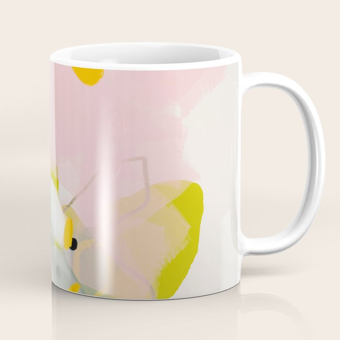 floral abstract spring bouquet 2 Coffee Mug Gallery Image 1