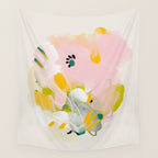 floral abstract spring bouquet 2 Wall Tapestry Gallery Image 4