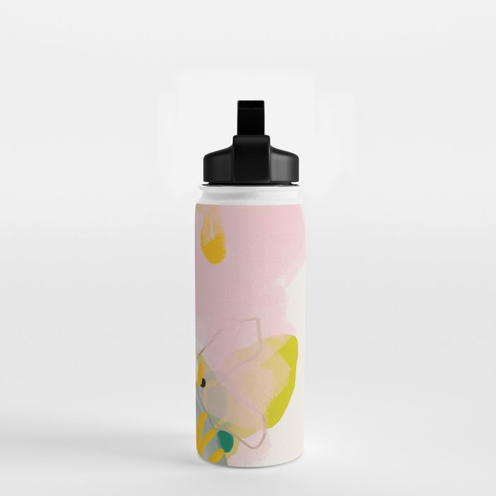 floral abstract spring bouquet 2 Water Bottle Gallery Image 2