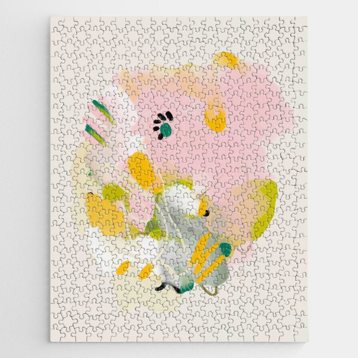 floral abstract spring bouquet 2 Jigsaw Puzzle Gallery Image 1