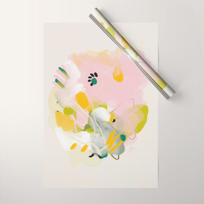 floral abstract spring bouquet 2 Wrapping Paper Gallery Image 1