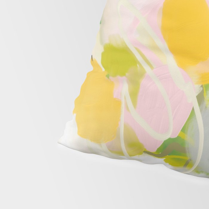 floral abstract spring bouquet 2 Pillow Sham Gallery Image 4