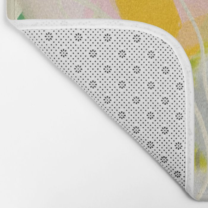 floral abstract spring bouquet 2 Bath Mat Gallery Image 2