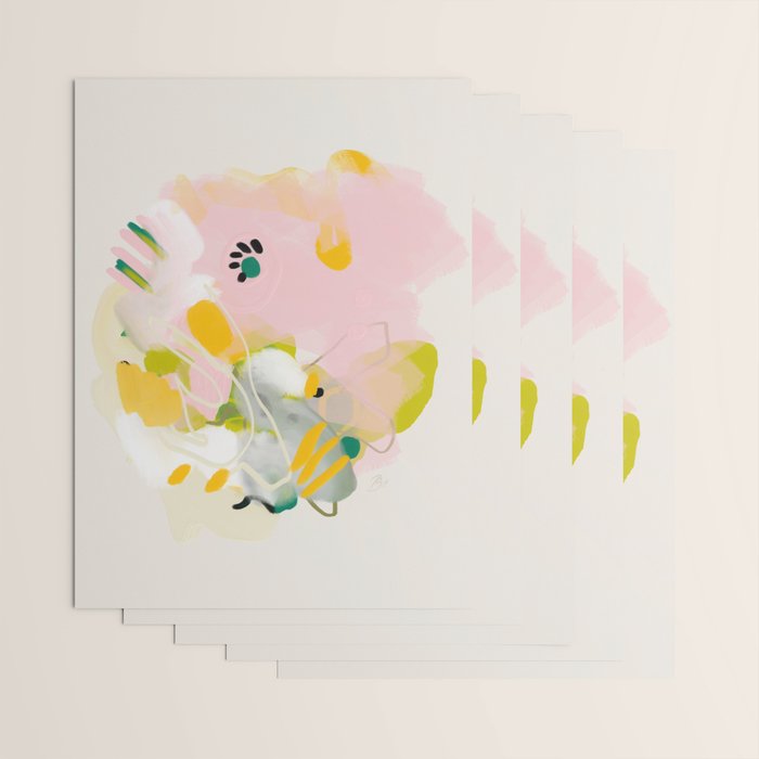 floral abstract spring bouquet 2 Wrapping Paper Gallery Image 3